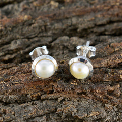 Micaela White Solitaire Stud Earrings for Every Occasion