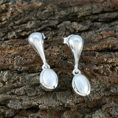 Fernanda White Solitaire Stud Earrings for Everyday Glam