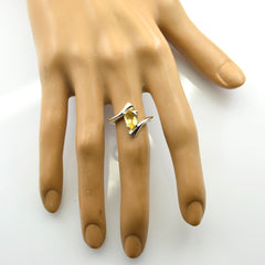 Nari Engagement Yellow Solitaire Ring