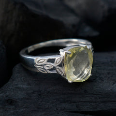 Ayesha Sophisticated Yellow Solitaire Ring
