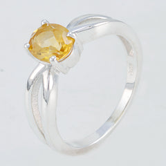 Ivy Glamorous Yellow Solitaire Ring
