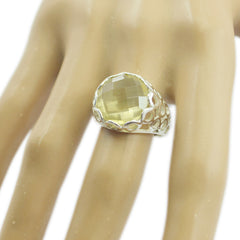 Dayana Filigree Yellow Solitaire Ring