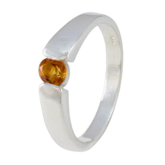 Patricia Yellow Solitaire Ring India with Gemstone