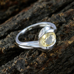 Maria Heritage Yellow Solitaire Ring