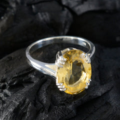 Katharina Contemporary Yellow Solitaire Ring