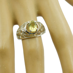 Nora Filigree Yellow Solitaire Ring