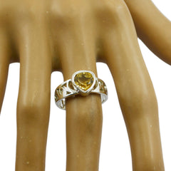 Liyana Glamorous Yellow Solitaire Ring