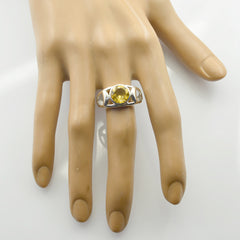 Paula Filigree Yellow Solitaire Ring