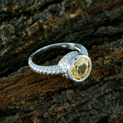 Isabella Fairytale Yellow Solitaire Ring