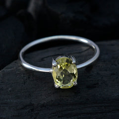 Mei Fairytale Yellow Solitaire Ring