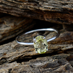 Mei Fairytale Yellow Solitaire Ring