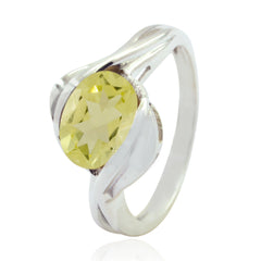 Isabel Artisan Yellow Solitaire Ring