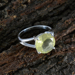 Riya Sophisticated Yellow Solitaire Ring