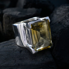Scarlett Vintage Yellow Solitaire Ring
