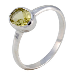 Bianca Yellow Solitaire Ring with Elegant Design