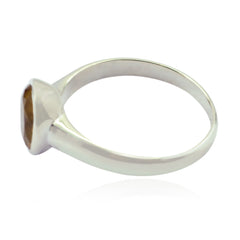 Evelyn Contemporary Yellow Solitaire Ring