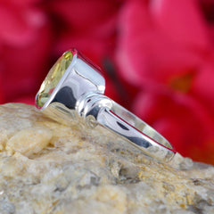 Carla Artisan Yellow Solitaire Ring