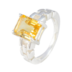 Isabella Romantic Yellow Solitaire Ring