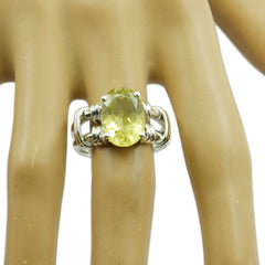 Amanda Rope-Wire Yellow Solitaire Ring