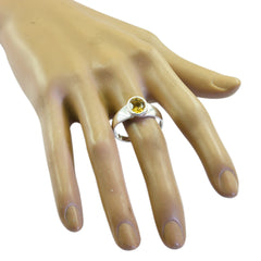 Kristine Artisan Yellow Solitaire Ring