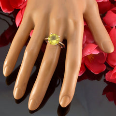 Camila Sophisticated Yellow Solitaire Ring