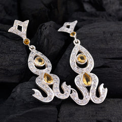 Maria Yellow Stud Earrings India - Elegant Fashion Jewelry