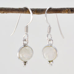 Mei White Earrings India - Elegant Gemstone Jewelry