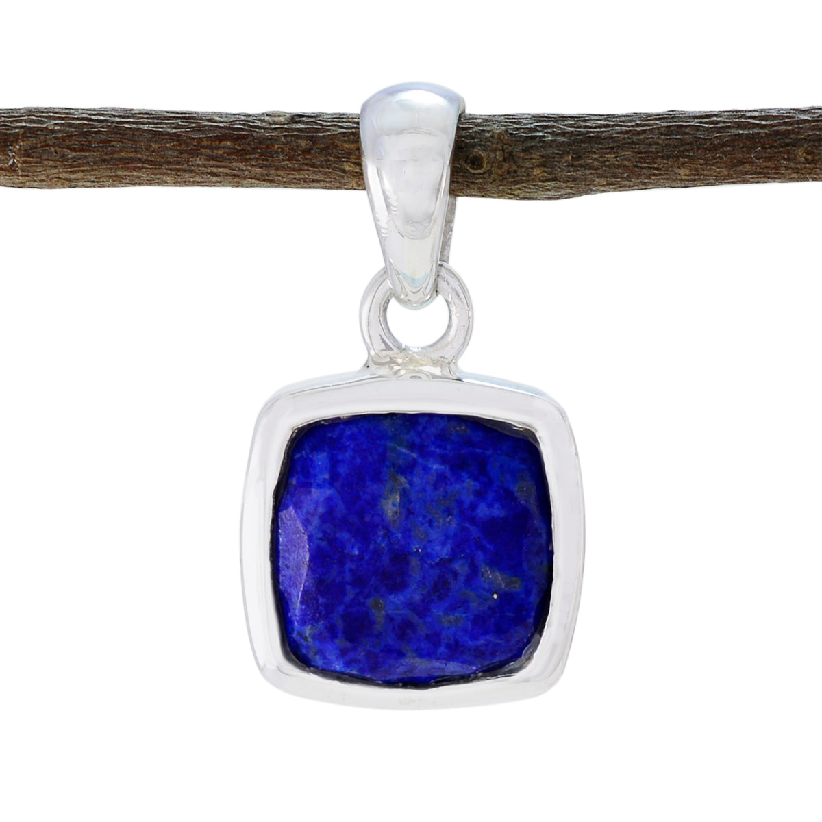 Nova Romantic Dainty Necklace with Blue Gem Pendant Lapis Lazuli Blue Blue