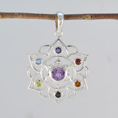 Nova Rope Wire Classic Jewelry Pendant with Gemstones