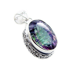 Isadora Rope-Wire Pendant Fashion with Gemstone Shine