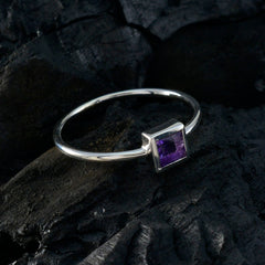 Ella Purple Solitaire Ring for Women Sterling Silver