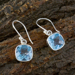 Sakura Blue Dangle Earrings for Everyday Elegance