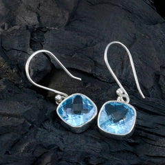 Sakura Blue Dangle Earrings for Everyday Elegance