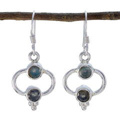 Sakura Grey Dangle Earrings for Everyday Elegance Labradorite Gray Dangle