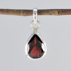Sakura Red Pendant Necklace - Elegant Gemstone Jewelry