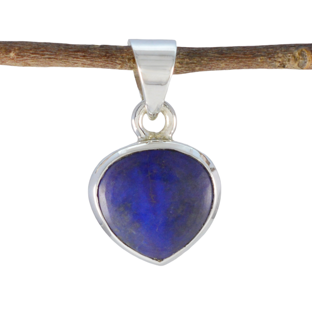 Sara Blue Love Pendant - Elegant Gemstone Jewelry Lapis Lazuli Blue Blue