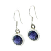 Savannah Blue Dangle Earrings for Everyday Glam Iolite Blue Dangle