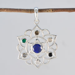 Savannah Multicolor Pendant - Stylish Gemstone Jewelry