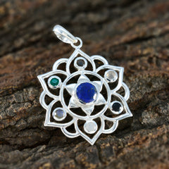 Savannah Multicolor Pendant - Stylish Gemstone Jewelry