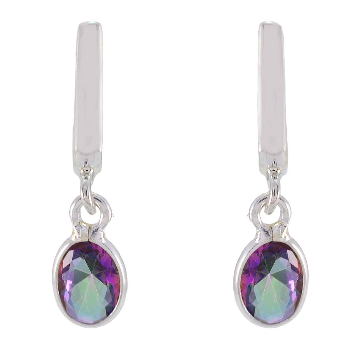 Savannah Multicolor Stud Earrings for Vibrant Style Mystic Quartz multicolor Stud