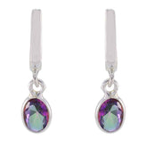 Savannah Multicolor Stud Earrings for Vibrant Style Mystic Quartz multicolor Stud