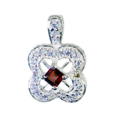 Savannah Red Pendant with Sparkling Gemstone Accents Garnet Red Red