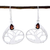 Scarlett Red Dangle Earrings for Fashionable Looks Garnet Red Dangle