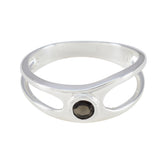 Tereza Romantic Brown Solitaire Ring smoky quartz Brown