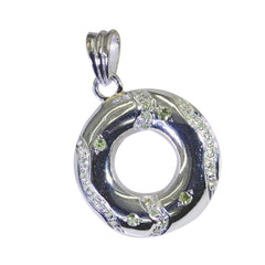 Genesis Bubble Tiny Pendant Jewelry Silver Gemstone Charm