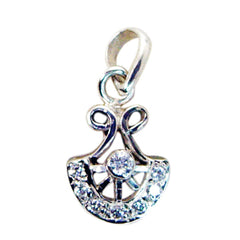 Harper Featherlight Engagement Pendant with Sparkling Stones White CZ White White