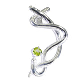 Mariana Green Abstract Pendant with Silver Finish Peridot Green Green