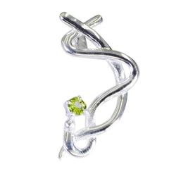 Mariana Green Abstract Pendant with Silver Finish Peridot Green Green