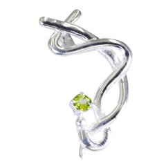 Mariana Green Abstract Pendant with Silver Finish