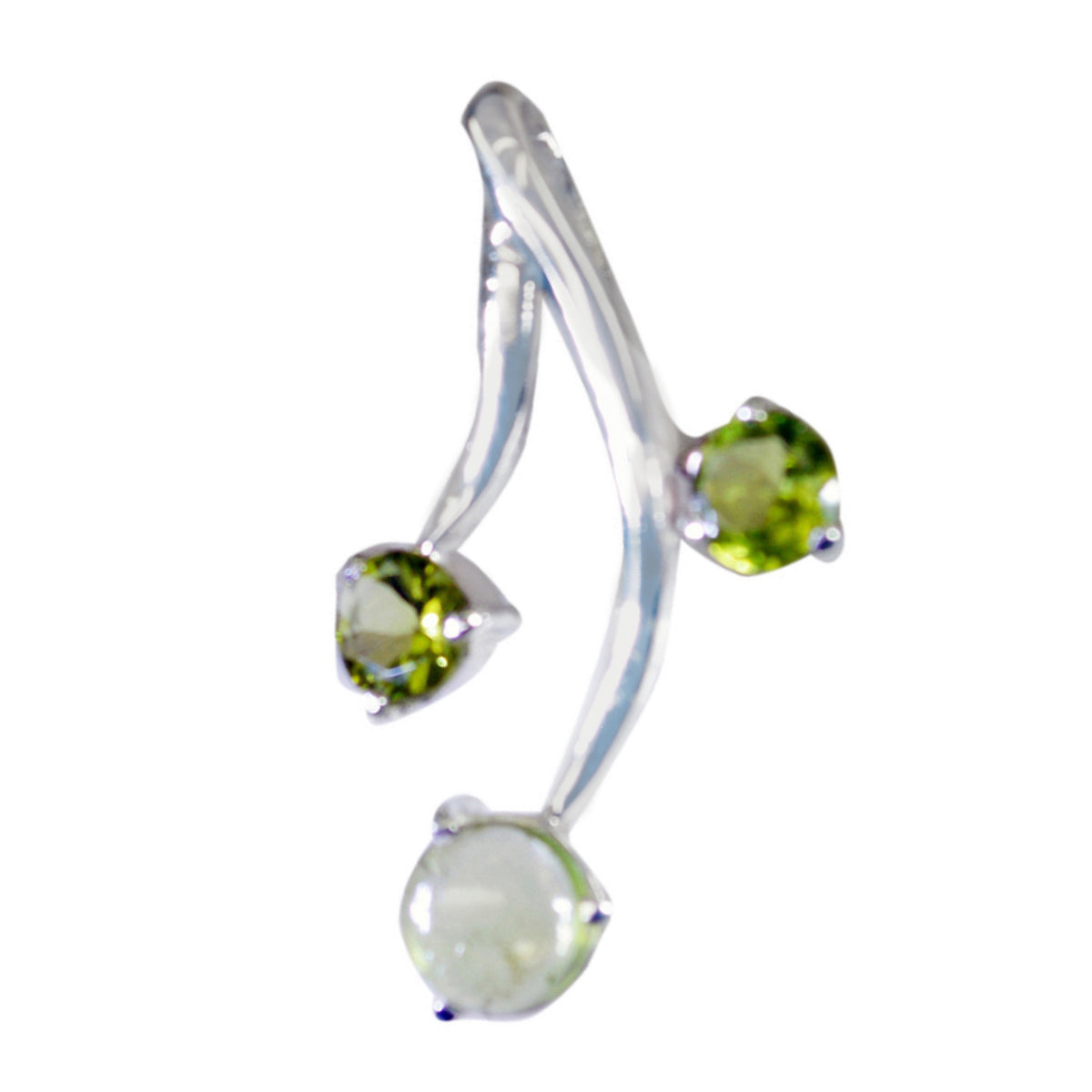 Skylar Green Graceful Featherlight Pendant Peridot Green Green